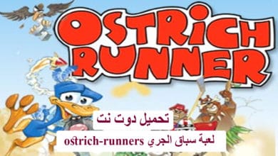 لعبة سباق الجري ostrich-runners